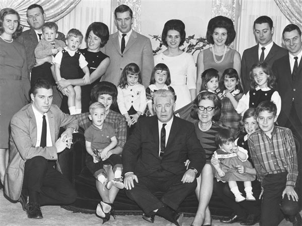 An old picture of the Rooney Family. 